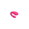 Vibromasseur de couple rose, USB avec 2 moteurs pour stimulation Point G et clitoridienne avec télécommande 